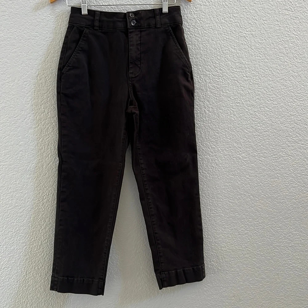 Everlane Black High Waist Ankle Denim Jeans
